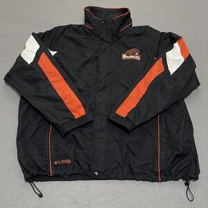 VTG Oregon State Beavers Jacket Men XXL 2XL Black Columbia Core Ski Snowboard